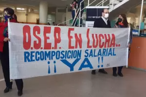 Sigue la protesta en OSEP: sin respuesta, los trabajadores mantienen el quite de colaboracin