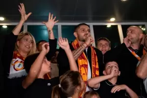 Mauro Icardi fue recibido en el Galatasaray con una clida bienvenida