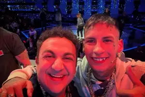 Diego Topa revel cmo fue el encuentro que tuvo con L-Gante: "Sos mi infancia!"