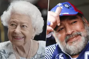 Falleci la Reina Isabel II: el da que la monarca le hizo una importante propuesta a Diego Maradona