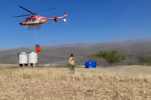 Controlan el incendio en El Bolsn y se consumieron ms de 500 hectreas