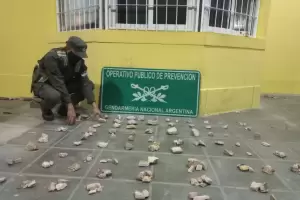 Secuestraron rodocrositas, hojas de coca y mercadera ilegal