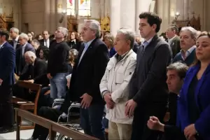 En la misa por la paz en la Baslica de Lujn, particip Alberto Fernndez sin Cristina ni la oposicin