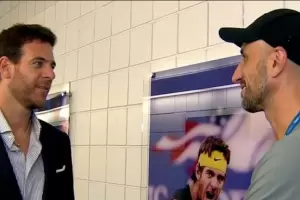 Cmo fue el encuentro de Manu Ginbili y Martn Del Potro en la final del US Open