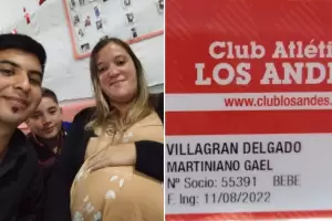 Su beb muri en la panza y logr darle identidad aunque no tuviera DNI: Gael Villagran, socio de Los Andes