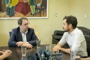 El ministro nacional de DD. HH. se reuni con funcionarios del Ministerio del Interior