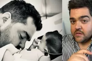 Daro Barassi celebr el alta mdica de su beb de un mes: "Alivio y felicidad"