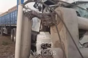 Choc� contra una columna de energ�a y dej� sin servicio a todo un pueblo