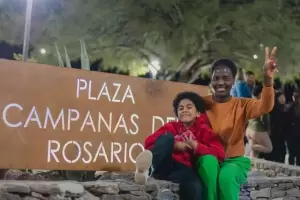 La primera plaza sustentable del NOA se inaugur en Fray Mamerto Esqui