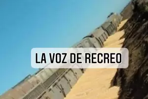 Otra vez, descarril un tren carguero en Recreo