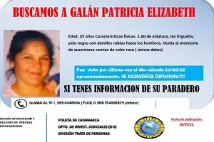 Intensa bsqueda de Patricia Elizabeth Galn