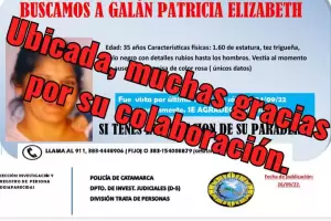 Encontraron a Patricia Elizabeth Galn