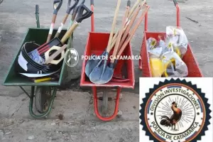 Recuperan herramientas sustradas de una cooperativa