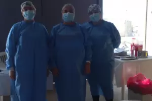 Valle Chico: la vacunacin en plaza se traslada a la parroquia