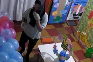 Entr a robar en un jardn maternal y qued filmado