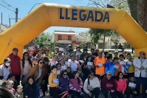 Se llev a cabo un duatln en homenaje al profesor Manuel Gimnez