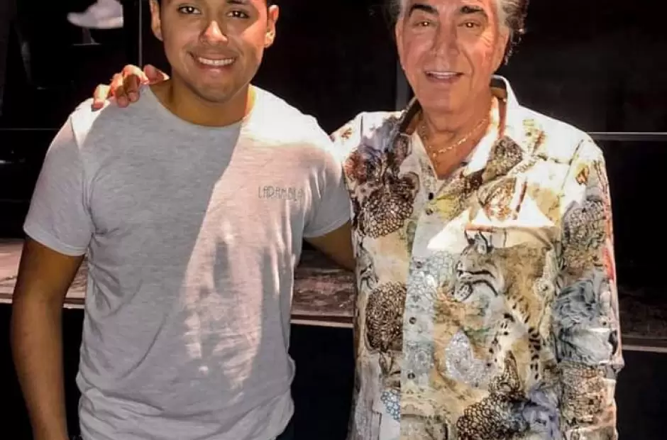 Nicolas Reyna y el puma Rodrguez