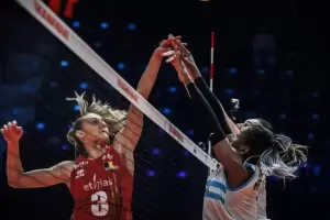 Las Panteras sufrieron una dura derrota ante Blgica en la segunda fase