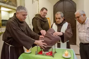 Emotiva celebracin de San Francisco de Ass junto al Beato Mamerto Esqui