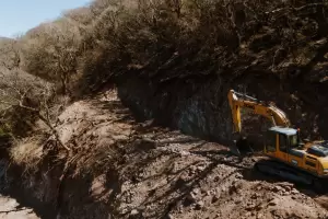 El Gobernador recorri los avances de la ruta Amadores-Alijiln y la obra del Gasoducto Troncal Lavalle-Catamarca