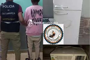 Arrestaron a un hombre y recuperaron electrodomsticos robados