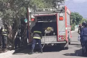 Pudo ser una tragedia: prdida de gas provoco incendio en una vivienda