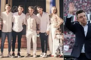 Los hijos de Marcelo Gallardo le dedicaron un carioso mensaje a su pap: Te amamos
