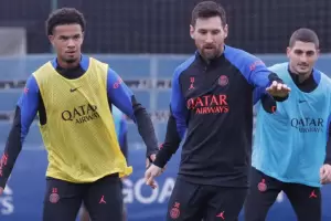 Messi volvi a entrenarse en el PSG: reaparecera el domingo en el clsico con Marsella