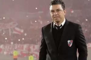 La emotiva despedida de Gallardo en su ltimo partido en el Monumental