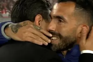 Tevez a Gallardo en su despedida como tcnico de River Plate: "Sos el mejor, muchas gracias"