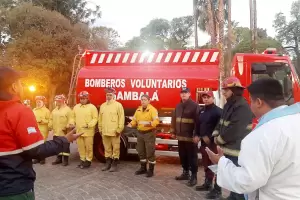 La nueva unidad de los bomberos voluntarios de Fiambal fue bendecida