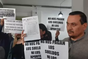 Empleados de la Mutual FME denuncian sueldos impagos y malos tratos