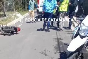 Muri un motociclista en el camino viejo a El Rodeo