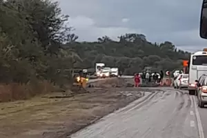 Demoras en el trnsito sobre Ruta n 38: Vialidad Nacional trabaja en la zona