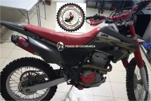 Recuperaron una motocicleta robada