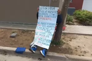 Pareja se encaden en la casa de Edgar Bacchiani