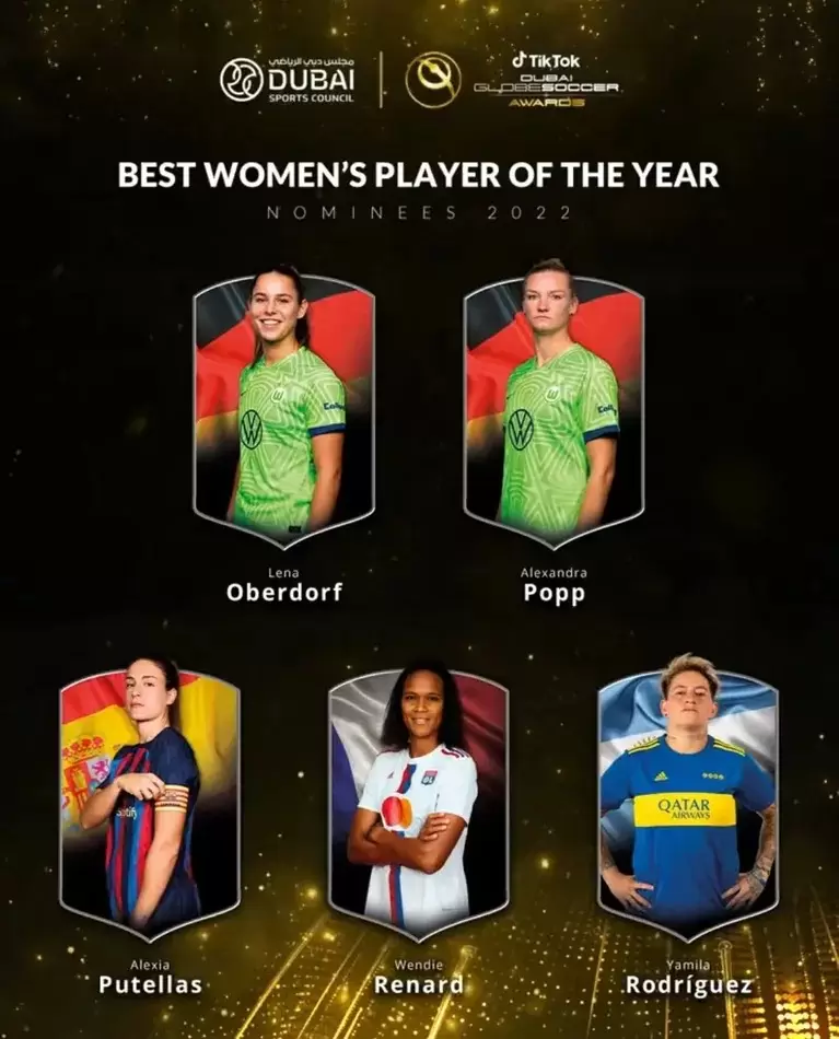 Globe soccer awards