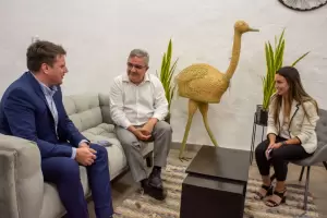El Gobernador recibi al vicepresidente de la Red Federal de Fondos de Garanta Pblicos