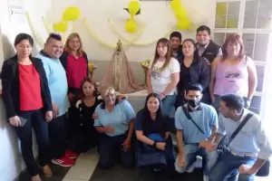 Continan las visitas de la Virgen preparando las fiestas de diciembre