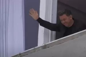 Gallardo salud a los hinchas antes de su ltimo partido en River y se emocion en el Monumental