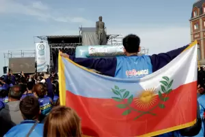 La delegacin de Catamarca estuvo presente en el acto inaugural de los Juegos Culturales Evita en Mar del Plata