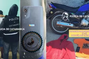 Detuvieron a un hombre y recuperaron un celular y una motocicleta robados