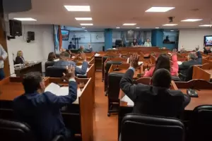 Media sancin para la creacin del municipio de Laguna Blanca