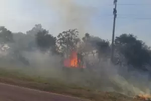 Incendio en Fray Mamerto Esqui afect el servicio elctrico