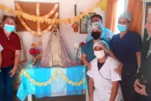La Virgen Morena en ECA y la Residencia Rosa del �ngel