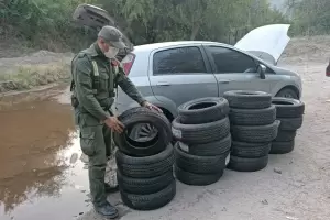 Ruta n 38: Gendarmera incauta cubiertas "de contrabando" por $2 millones