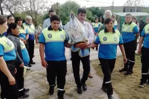 La Madre del Valle inici una nueva semana de visitas a instituciones