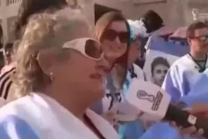 Video viral: catamarqueos ya se encuentran en Qatar apoyando a la Seleccin