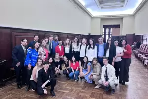Alumnas de Abogaca de la UNCA representaron a la provincia en una competencia nacional