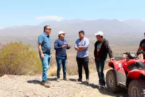 El ministro de Infraestructura y Obras Civiles recorri la Cuesta de Zapata